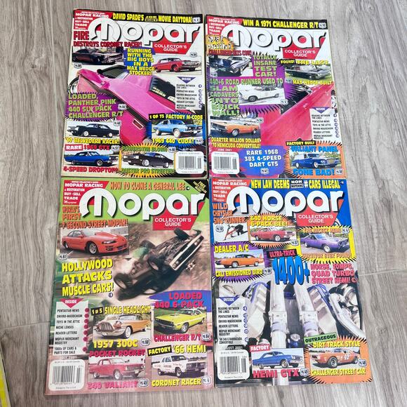 Mopar Magazine 2001 Collector's Full set issues(January, Feb, Mar, Apr,May, +) - Picture 7 of 9